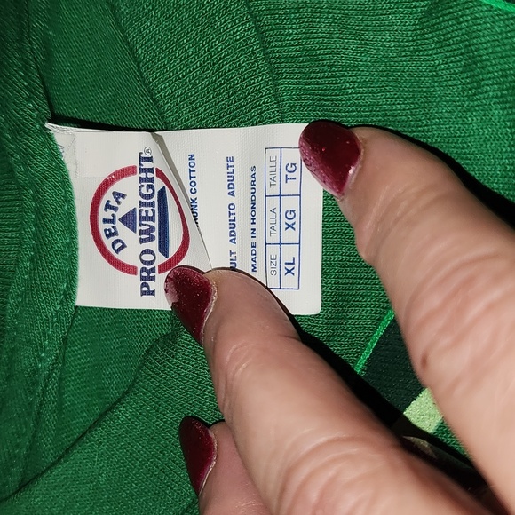 DELTA PRO WEIGHT ST. PATRICK'S DAY T--SHIRT ( SIZE - XL ). - Picture 4 of 5